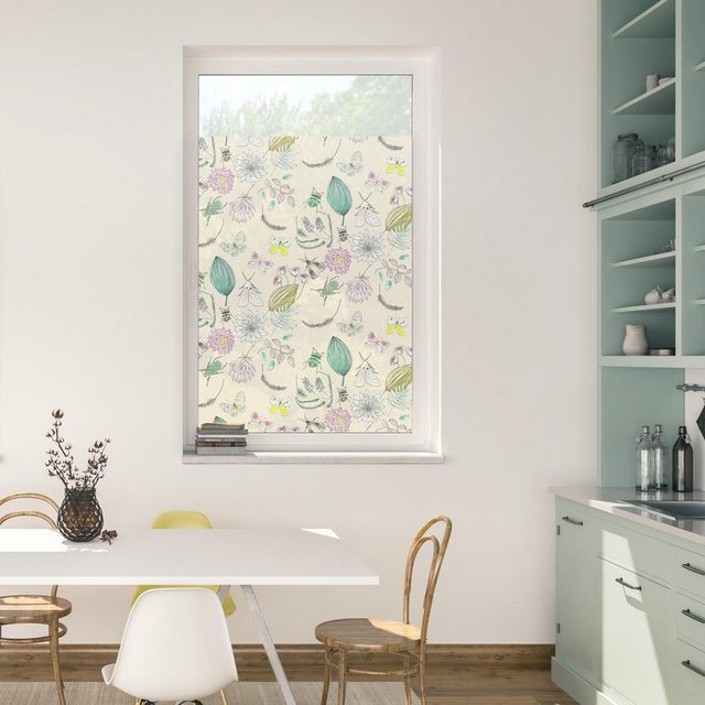 Fensterfolie »Fensterfolie selbstklebend, Sichtschutz, My Bohemian Garden - Bunt«, LICHTBLICK ORIGINAL, blickdicht, glatt-Fensterfolien-Inspirationen