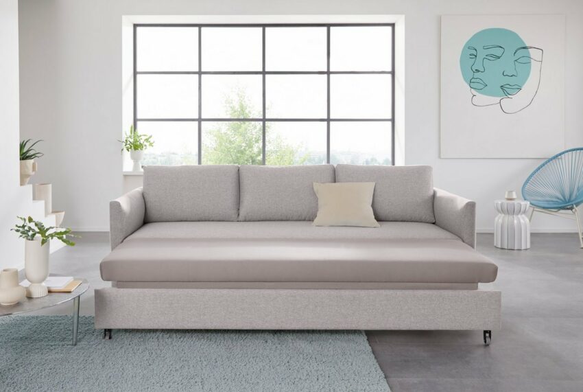 INOSIGN 3-Sitzer »Manlius«, mit Schlaffunktion, in verschiedenen Bezügen und Farben-Sofas-Ideen für dein Zuhause von Home Trends