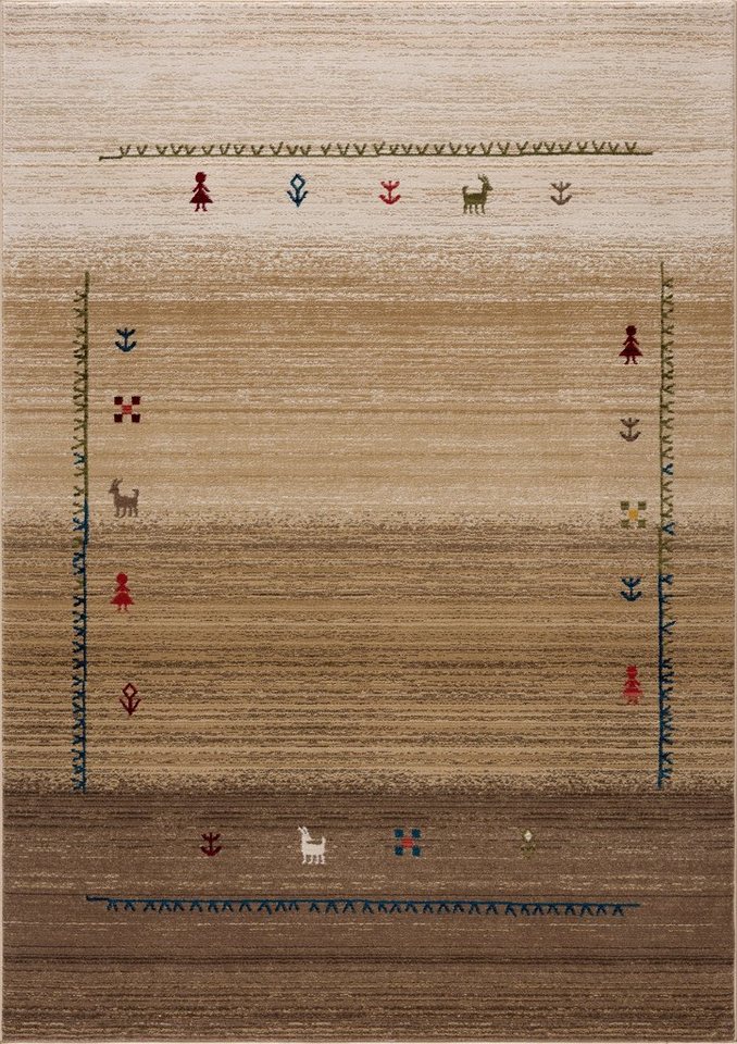 Höhe »Arkansas«, HomeTrends🏠 Timbers, Teppich Mm, | Optik, 22 Farbverlauf, Rechteckig, Orient- Wohnzimmer