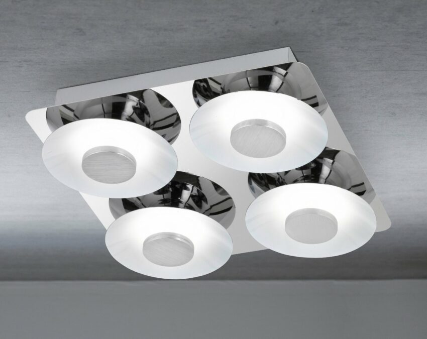 WOFI LED Deckenleuchte »Deckenleuchte Space 4flg«, hohe Lichtwirkung-Lampen-Ideen für dein Zuhause von Home Trends
