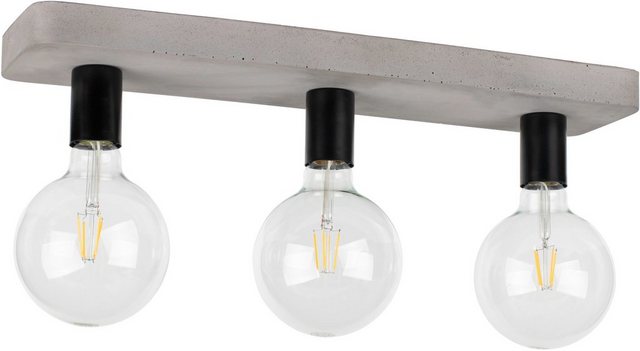 SPOT Light Deckenleuchte »FORTAN«, Echtes Beton - handgefertigt, Naturprodukt - Nachhaltig, Ideal für Vintage-Leuchtmittel, Made in Europe-Lampen-Inspirationen
