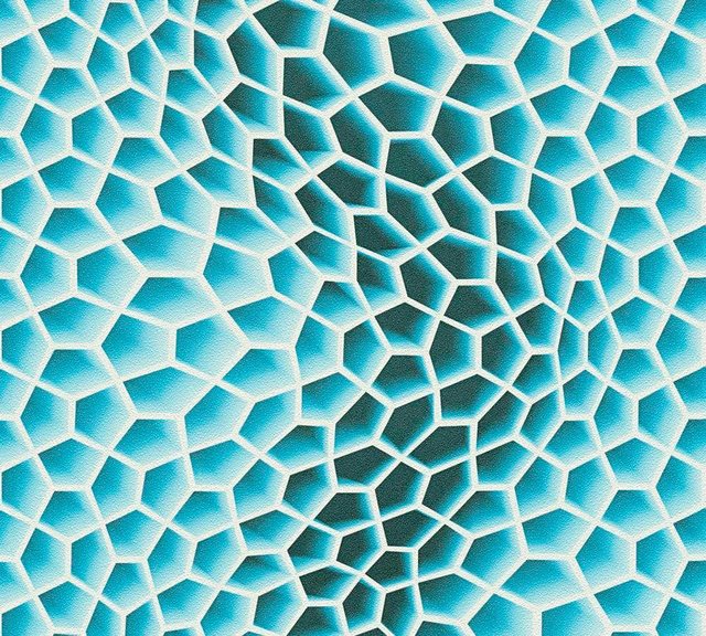 living walls Vliestapete »Harmony in Motion by MacStopa«, glatt, matt, glänzend, geometrisch, futuristisch, (1 St), glatt-Tapeten-Inspirationen