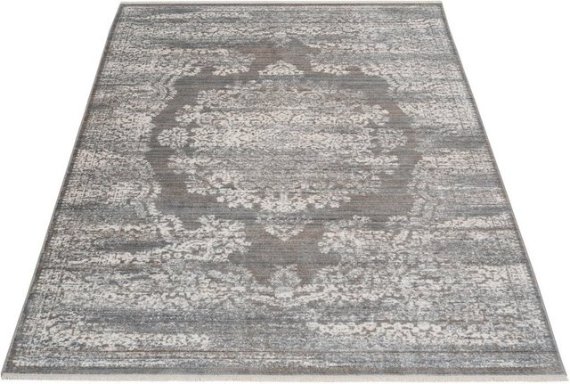 Orientteppich »Malak«, Leonique, rechteckig, Höhe 5 mm, mit Fransen, Wohnzimmer-Teppiche-Inspirationen