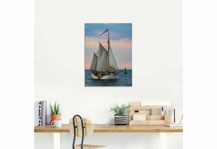 Artland Glasbild »Segelschiff Hanse Sail in Rostock«, Boote & Schiffe (1 Stück)-Bilder-Ideen für dein Zuhause von Home Trends