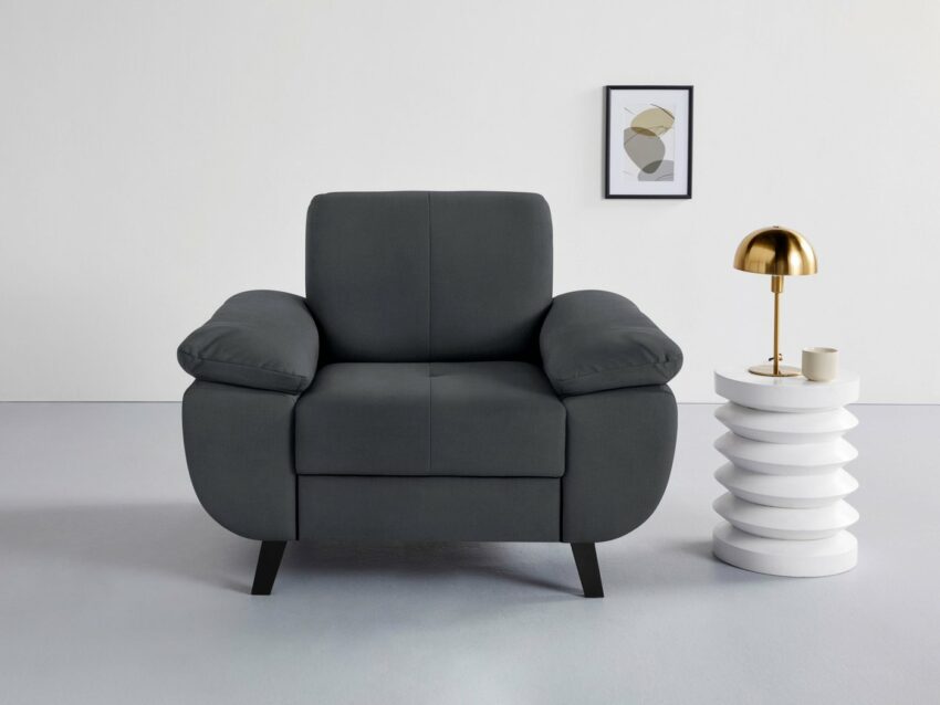 TRENDMANUFAKTUR Sessel »Quadro«, mit extra breiten Armlehnen, in moderner Optik-Sessel-Ideen für dein Zuhause von Home Trends