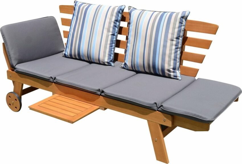 acamp Gartenbank »MAKASAR«, ca. 68x78x192cm, mit Kissen-Sitzbänke-Ideen für dein Zuhause von Home Trends