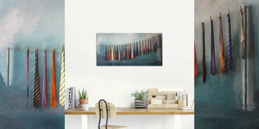 Artland Glasbild »Die Kravatte«, Mode (1 Stück)-Bilder-Ideen für dein Zuhause von Home Trends