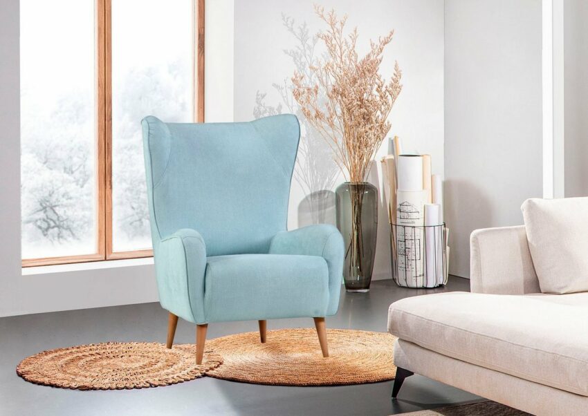 Gutmann Factory Ohrensessel »Vigo«, Gestell antikfarben oder eiche natur-Sessel-Ideen für dein Zuhause von Home Trends