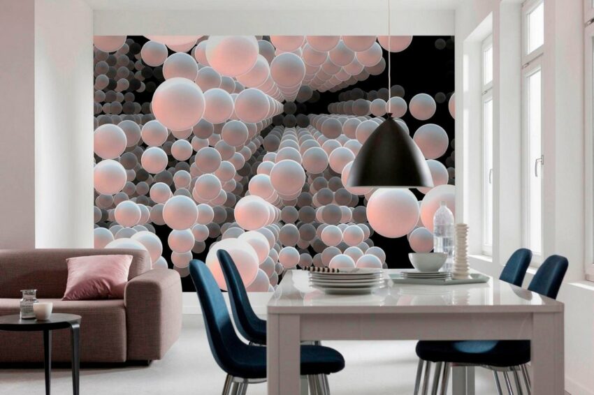 Komar Fototapete »3D Spherical«, glatt, bedruckt, 3D-Optik, Kunst, (Set), ausgezeichnet lichtbeständig-Tapeten-Ideen für dein Zuhause von Home Trends