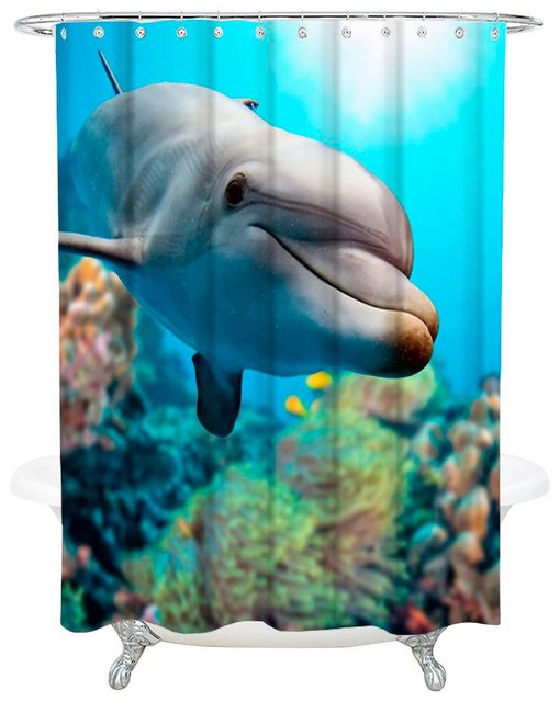Sanilo Duschvorhang »Delphin« Breite 180 cm-Duschvorhänge-Inspirationen