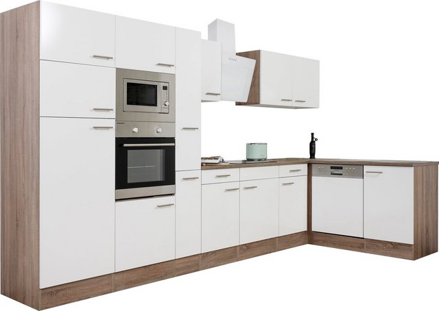 RESPEKTA Winkelküche »York«, mit E-Geräten, Breite 370 x 172 cm-Küchenzeilen-Inspirationen