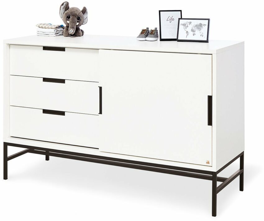 Pinolino® Wickelkommode »Steel«, extrabreit, Made in Europe-Kommoden-Ideen für dein Zuhause von Home Trends
