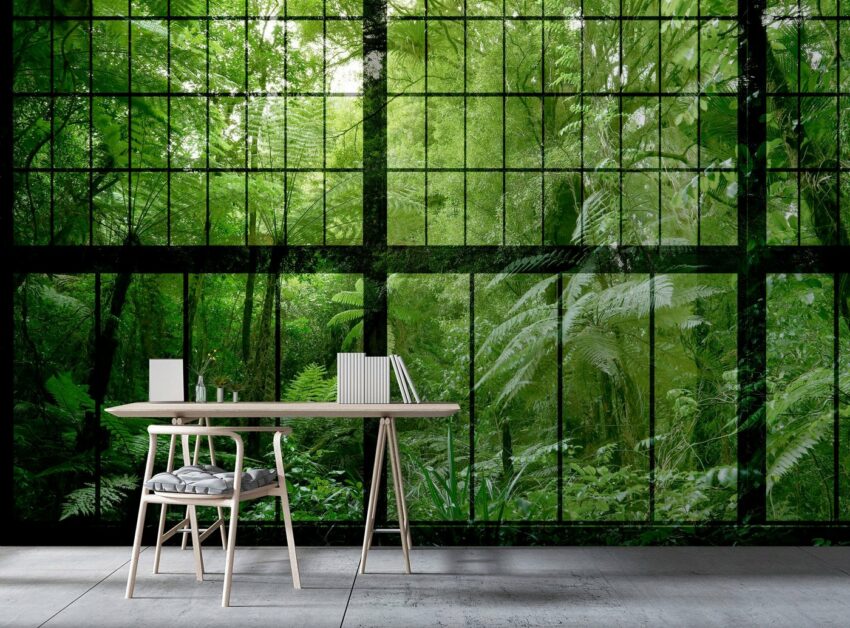 living walls Fototapete »Walls by Patel Rainforest 2«, glatt, (4 St)-Tapeten-Ideen für dein Zuhause von Home Trends