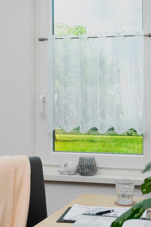 Panneaux »Lina«, Stickereien Plauen, Stangendurchzug (1 Stück)-Gardinen-Ideen für dein Zuhause von Home Trends