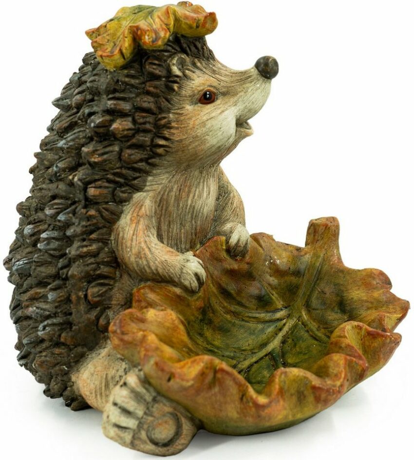 NOOR LIVING Gartenfigur »Igel mit Blatt«, (1 St)-Figuren-Ideen für dein Zuhause von Home Trends