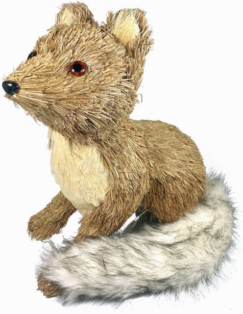 Tierfigur »Fuchs« (1 Stück), aus Bast und Kunstpelz-Figuren-Inspirationen
