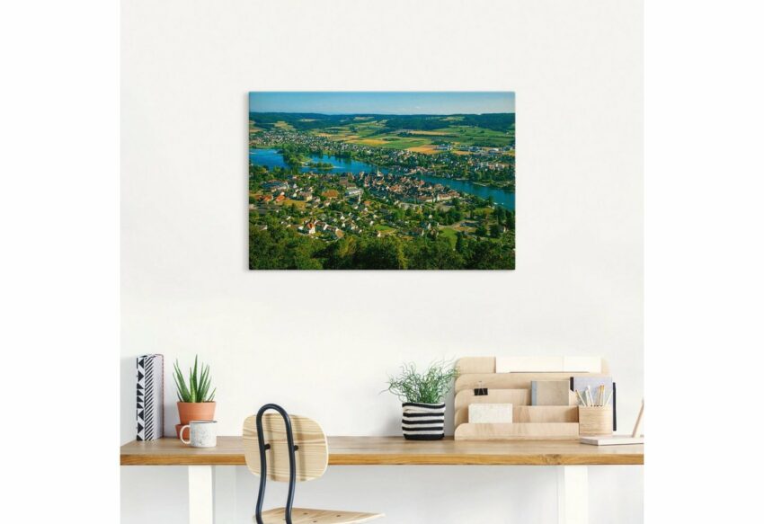 Artland Wandbild »Blick über Stein am Rhein«, Schweiz (1 Stück), in vielen Größen & Produktarten - Alubild / Outdoorbild für den Außenbereich, Leinwandbild, Poster, Wandaufkleber / Wandtattoo auch für Badezimmer geeignet-Bilder-Ideen für dein Zuhause von Home Trends