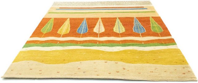 Teppich »Designer Teppich handgewebt orange«, morgenland, rechteckig, Höhe 18 mm, Viskose-Teppiche-Inspirationen