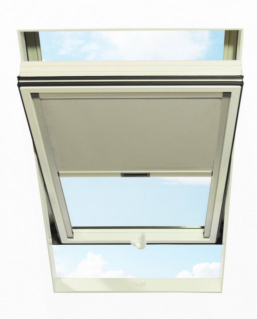 Dachfensterrollo, RORO Türen & Fenster, abdunkelnd, BxL: 54x98 cm, hellgrau-Rollos-Inspirationen