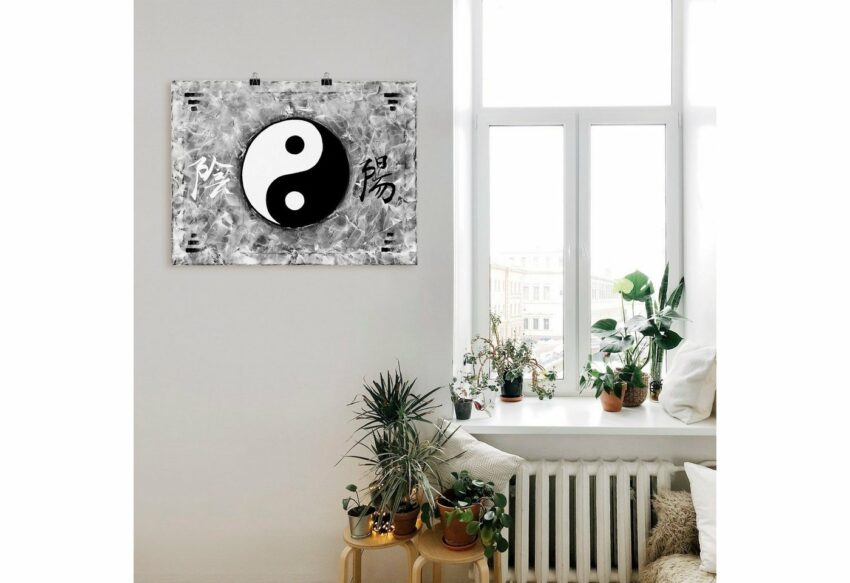 Artland Wandbild »Yin & Yang«, Zeichen (1 Stück), in vielen Größen & Produktarten -Leinwandbild, Poster, Wandaufkleber / Wandtattoo auch für Badezimmer geeignet-Bilder-Ideen für dein Zuhause von Home Trends