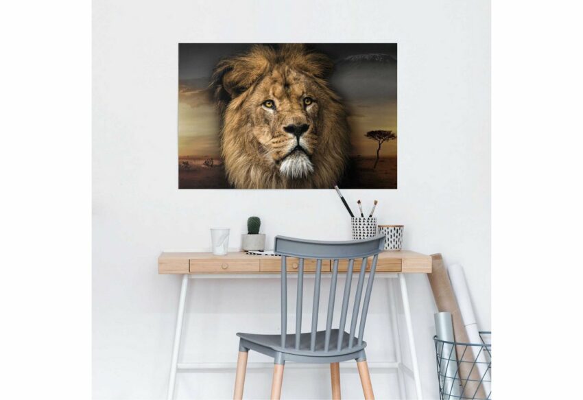 Reinders! Poster »Löwenkopf«, (1 Stück)-Bilder-Ideen für dein Zuhause von Home Trends