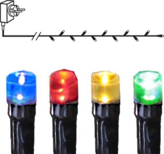 EGLO LED-Lichterkette »SERIE LED«, 160-flammig, schwarz / 160X0,062W / Beleuchtung - Licht - Weihnachtsbeleuchtung - Weihnachtsdeko - Dekolicht - Dekoration - Winter - Winterdeko - Weihnachten-Lampen-Inspirationen