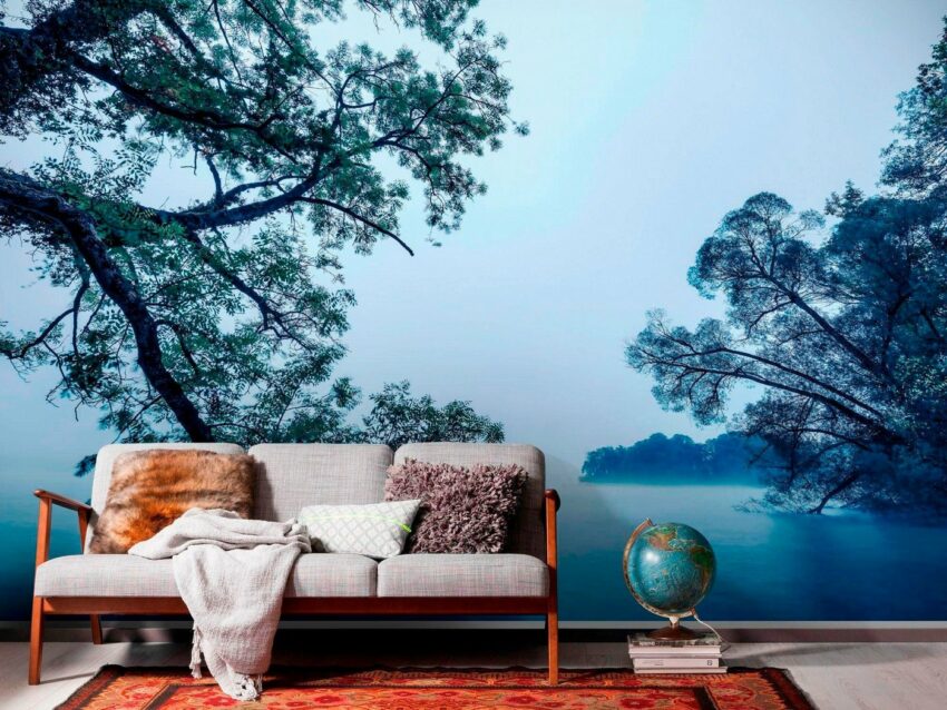 Komar Vliestapete »Blue Waters«, glatt, naturalistisch-Tapeten-Ideen für dein Zuhause von Home Trends