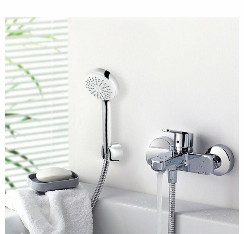 Kludi Brausegarnitur »Logo«, 1 Strahlart(en), 3 tlg., 3-Teilig, 1 Strahlart, chrom-Duschsysteme-Ideen für dein Zuhause von Home Trends