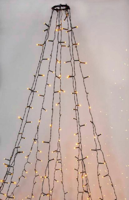 EGLO LED-Lichtervorhang »GOLDEN WARM WHITE«, 360-flammig, LED Lichterkette / grün / 360X0,064W / Beleuchtung - Licht - Weihnachtsbeleuchtung - Weihnachtsdeko - Dekolicht - Dekoration - Winter - Winterdeko - Weihnachten-Lampen-Inspirationen
