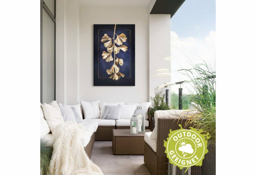 Artland Wandbild »Goldener Gingko«, Blätterbilder (1 Stück), in vielen Größen & Produktarten - Alubild / Outdoorbild für den Außenbereich, Leinwandbild, Poster, Wandaufkleber / Wandtattoo auch für Badezimmer geeignet-Bilder-Ideen für dein Zuhause von Home Trends