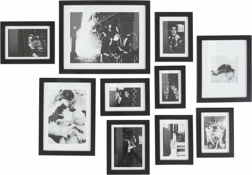 Guido Maria Kretschmer Home&Living Bilderrahmen Collage »Sentitama«, (Set, 10 Stück), schwarz-Bilderrahmen-Ideen für dein Zuhause von Home Trends