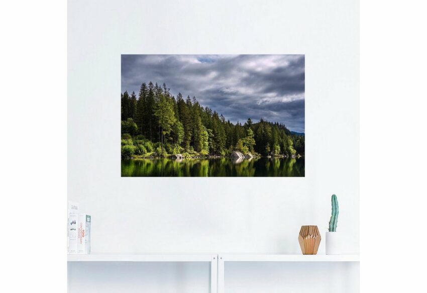 Artland Wandbild »Hintersee in Ramsau Berchtesgadener Land«, Seebilder (1 Stück), in vielen Größen & Produktarten - Alubild / Outdoorbild für den Außenbereich, Leinwandbild, Poster, Wandaufkleber / Wandtattoo auch für Badezimmer geeignet-Bilder-Ideen für dein Zuhause von Home Trends