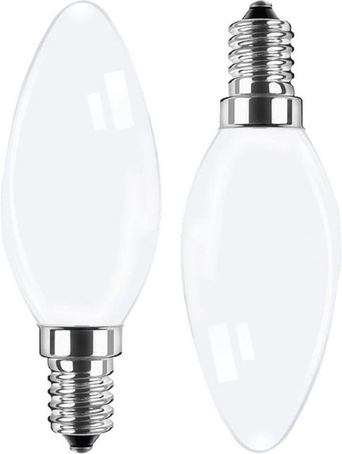 BLULAXA »Retro Multi« LED-Filament, E14, 10 Stück, Warmweiß, 10er-Set, Promotion-Pack Kerzenform, Filament, opal-Leuchtmittel-Inspirationen