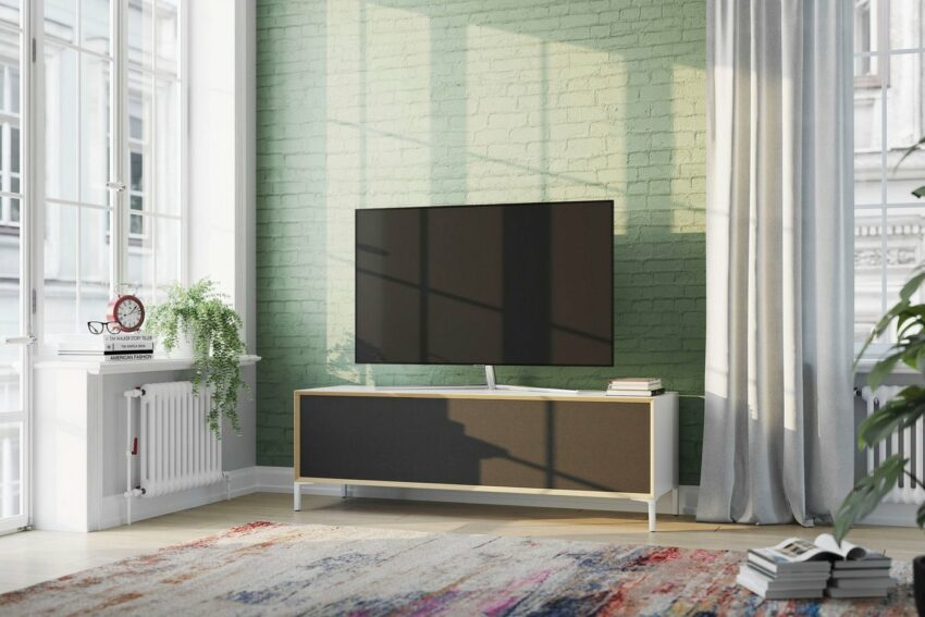 Müller SMALL LIVING TV-Board »VERTIKO HIFI«, vordere Klappe mit schalldurchlässigem Akustikstoff bespannt, passend zur Serie VERTIKO-Regale-Ideen für dein Zuhause von Home Trends