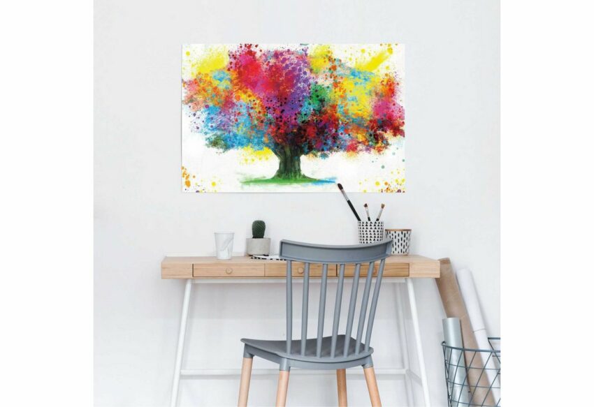 Reinders! Poster »Farbkleckse Baum«, (1 Stück)-Bilder-Ideen für dein Zuhause von Home Trends