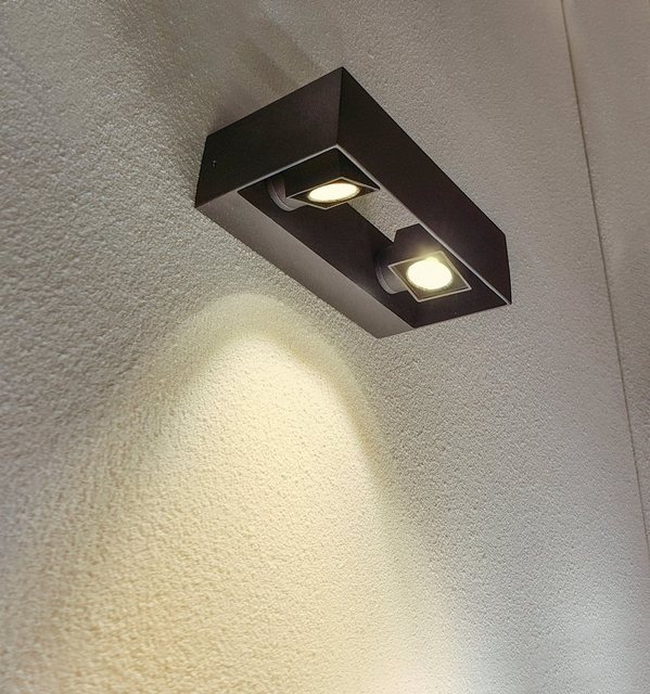 HEITRONIC LED Außen-Wandleuchte »Vigo«, Außenlampe, Außenleuchte, zwei getrennt voneinander ausrichtbare LED-Spots-Lampen-Inspirationen