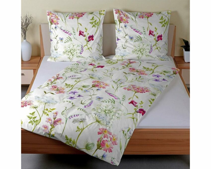 Bettwäsche »Florenz«, TRAUMSCHLAF, florales Design mit seidigem Glanz-Bettwäsche-Ideen für dein Zuhause von Home Trends