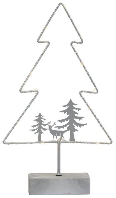 my home LED Baum »Timon«, Weihnachtsbaum, Gestell mit 15 warmen LED's, Höhe ca. 39,5 cm, Batteriebetrieb-Dekoweihnachtsbäume-Inspirationen