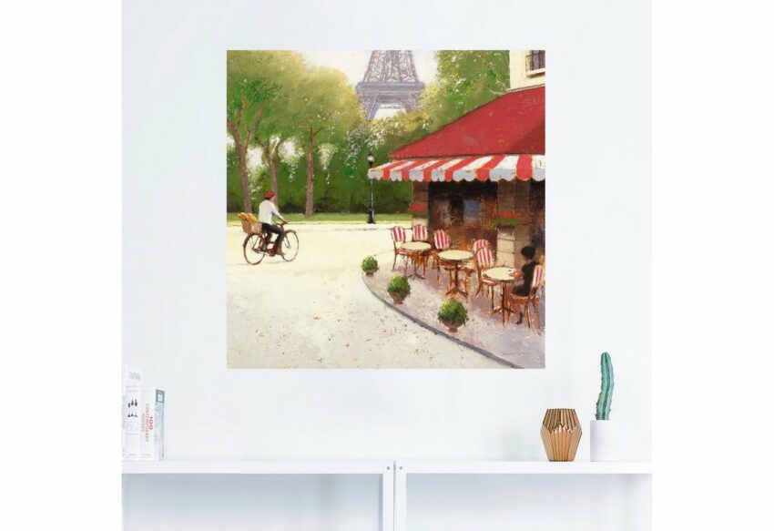 Artland Wandbild »Café du Martin III«, Europa (1 Stück), in vielen Größen & Produktarten -Leinwandbild, Poster, Wandaufkleber / Wandtattoo auch für Badezimmer geeignet-Bilder-Ideen für dein Zuhause von Home Trends