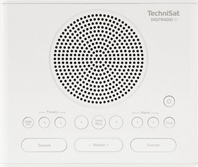 TechniSat Radiowecker »DIGITRADIO 51« mit DAB+, Snooze-Funktion, dimmbares Display, Sleeptimer-Uhren-Inspirationen
