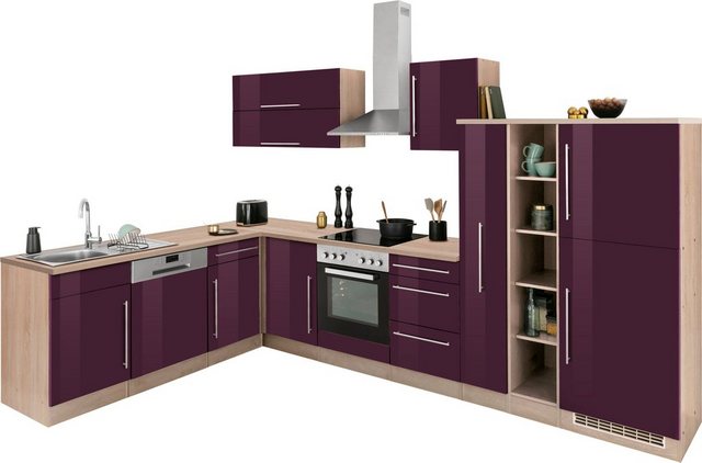 HELD MÖBEL Winkelküche »Samos«, ohne E-Geräte, Stellbreite 340/220 cm-Küchenzeilen-Inspirationen