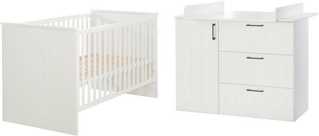roba® Babymöbel-Set »Sylt«, (Spar-Set, 2-St), mit Kinderbett & Wickelkommode, Made in Europe-Babymöbel-Sets-Inspirationen