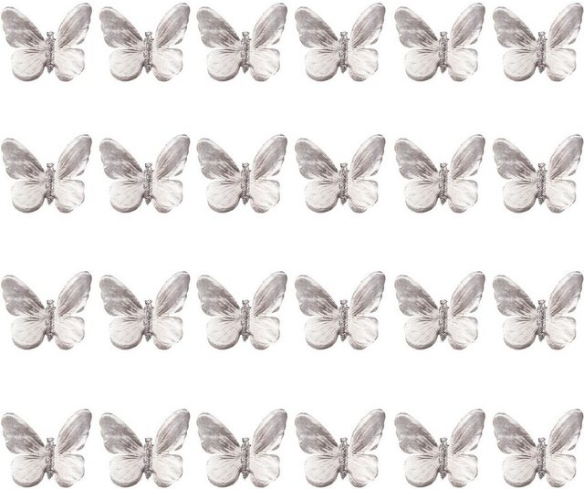 Creativ green Dekoobjekt »Schmetterlinge mit Clip« (24 Stück), im 24er Set-Deko-Objekte-Inspirationen