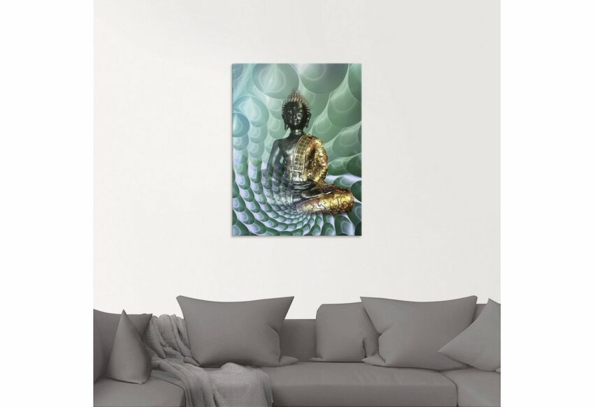 Artland Glasbild »Buddhas Traumwelt CB«, Religion (1 Stück)-Bilder-Ideen für dein Zuhause von Home Trends