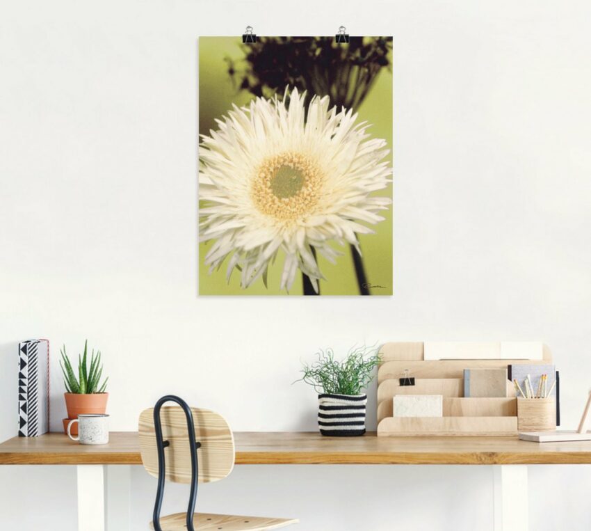 Artland Wandbild »Eine vor grün - Gerbera«, Blumenbilder (1 Stück), in vielen Größen & Produktarten - Alubild / Outdoorbild für den Außenbereich, Leinwandbild, Poster, Wandaufkleber / Wandtattoo auch für Badezimmer geeignet-Bilder-Ideen für dein Zuhause von Home Trends