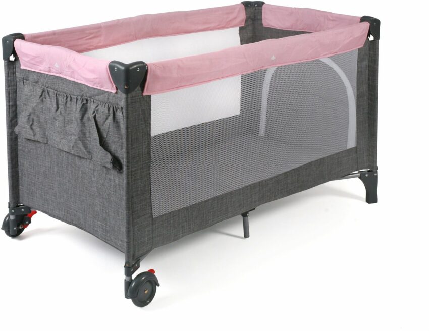 CHIC4BABY Baby-Reisebett »Luxus, Melange Rosa«, inkl. Transporttasche-Betten-Ideen für dein Zuhause von Home Trends