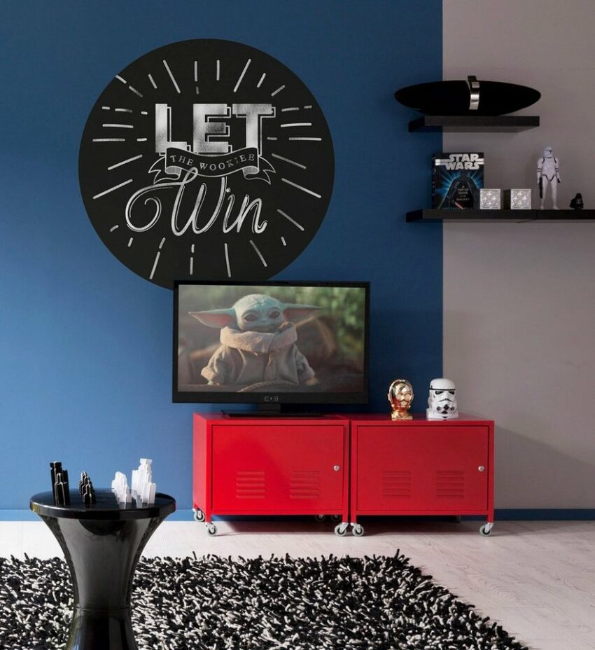 Komar Fototapete »Star Wars Wookie Win«, glatt, bedruckt, Comic, Retro, mehrfarbig, BxH: 128x128 cm, selbstklebend-Tapeten-Ideen für dein Zuhause von Home Trends
