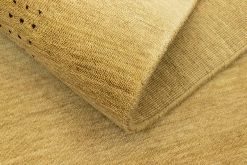 Wollteppich »Loribaft Teppich handgewebt beige«, morgenland, rechteckig, Höhe 8 mm, Kurzflor-Teppiche-Ideen für dein Zuhause von Home Trends
