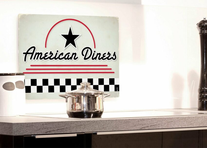 MySpotti Küchenrückwand »pop, American Diners«-Küchenrückwände-Ideen für dein Zuhause von Home Trends