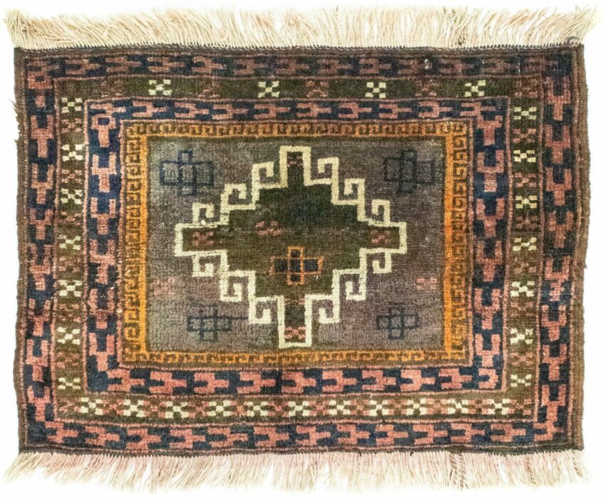 Wollteppich »Afghan Teppich handgeknüpft rosa«, morgenland, rechteckig, Höhe 7 mm-Teppiche-Ideen für dein Zuhause von Home Trends